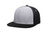 Pacific Headwear Premium M2 Performance Trucker Flexfit® Cap (ES341), Color 'SilverBlackBlack'
